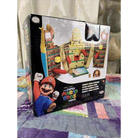 JAKKS Pacific Other - The Super Mario Bros Movie Donkey Kong Stadium Playset With Interactive Pieces